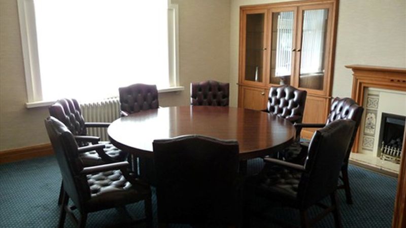 The Boardroom at WBC can easily accommodate 8 people in luxurious surroundings, with a display monit