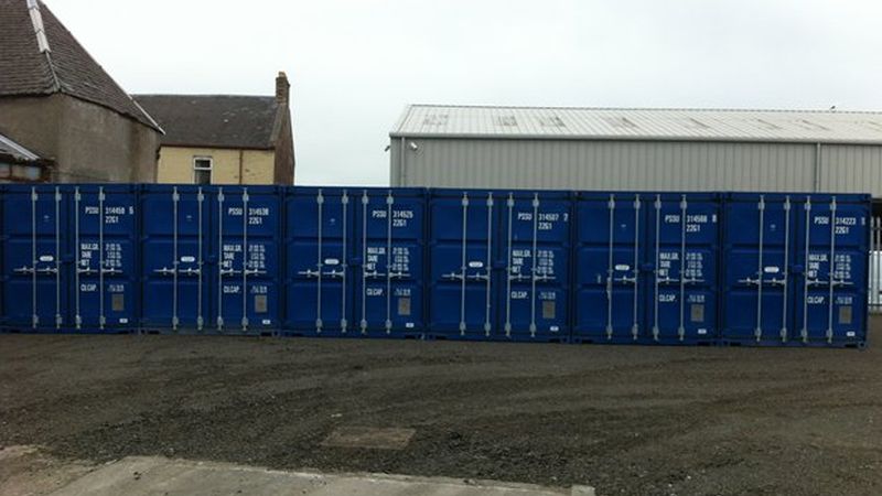 New Container Storage in Secure Yard