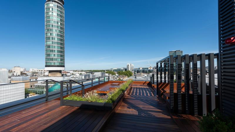 Roof terrace / garden