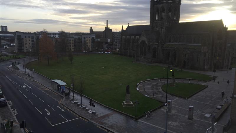 View from office - Paisley Abbey